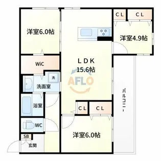 BIVIO【3階】の間取り