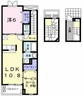 ブレス ベル【3階】の間取り