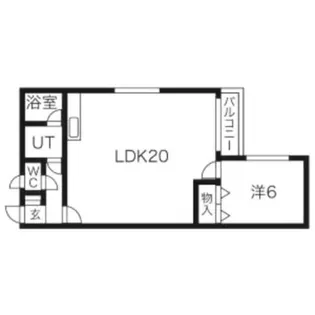北海道札幌市手稲区稲穂一条2丁目【アパート】の間取り