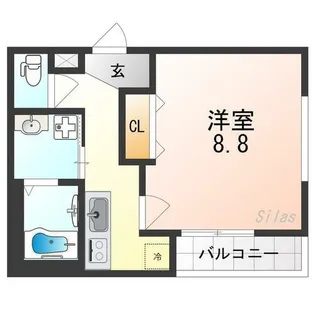 フジパレス南清水町サウス【2階】の間取り