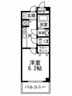 モアナコート【2階】の間取り