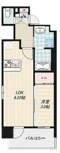 Luxe布施北Ⅲ【15階】の間取り