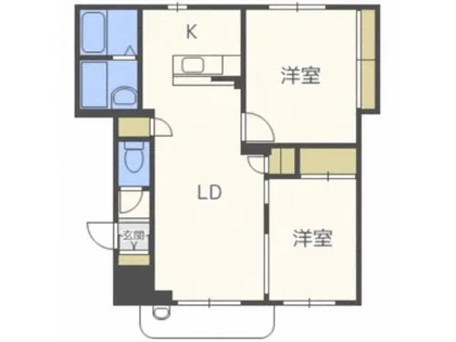 エターナル7【4階】の間取り