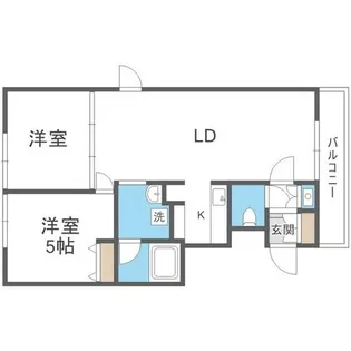 EMINENCE 美園85【302号室】の間取り