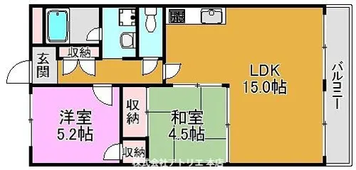 シティコーポ長田【3階】の間取り