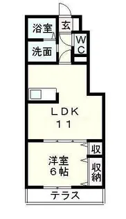 サクラハウス【1階】の間取り