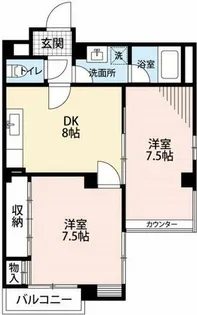 ACCESSSTREET【802号室】の間取り