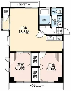 RAPUTA【2階】の間取り
