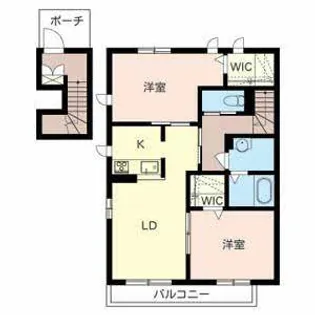 シャーメゾン宝殿【2階】の間取り