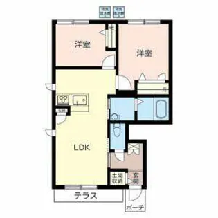 メゾン・グランドゥールIII【0101号室】の間取り