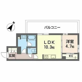 アンビエラ宝が丘【0303号室】の間取り