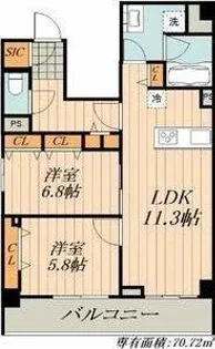 ロイヤルカーサ千種【5階】の間取り