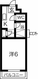 ラ・フォーレ駒方 B棟【2階】の間取り