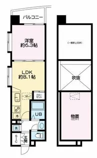 コンソラーレ同心【7階】の間取り