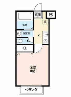 すずらんハイツ【103号室】の間取り