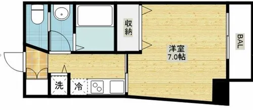 Grand-K靭公園【8階】の間取り
