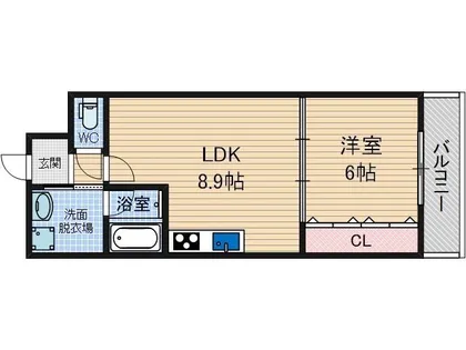 リブ・シャイン青葉丘南【3階】の間取り