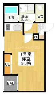 R Smart黒川【1階】の間取り