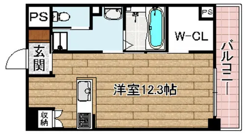 グランベージュ大手町【312号室】の間取り