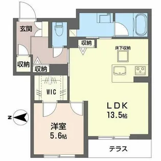 シャーメゾン フェリーチェ 一部子育てグリーン【0102号室】の間取り