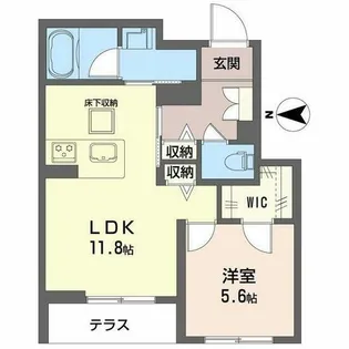 シャーメゾン フェリーチェ 一部子育てグリーン【0101号室】の間取り