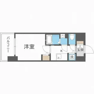 エスリードレジデンス大阪福島【2階】の間取り