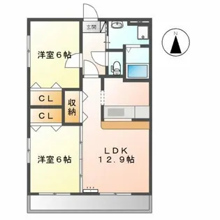 エクセレントN【1階】の間取り