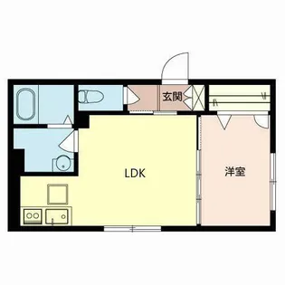 ShaMaison blanche茨木【0102号室】の間取り