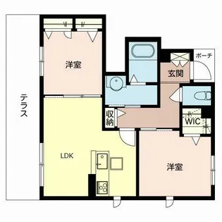 シャーメゾン ソレイユ【0101号室】の間取り