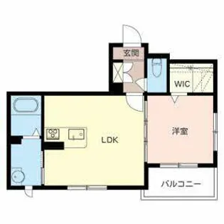 京洛舎 東山三条【0203号室】の間取り