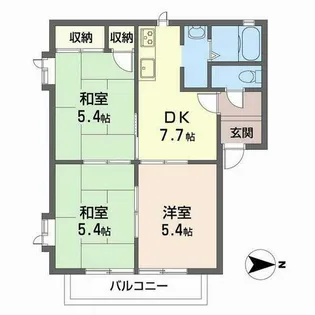 アクロポリスT【0110号室】の間取り