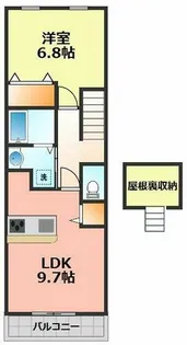 ソレイユ【202号室】の間取り