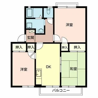 メゾン栄.【0203号室】の間取り