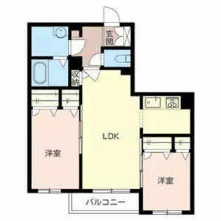 シャーメゾン サン ピラー【0203号室】の間取り