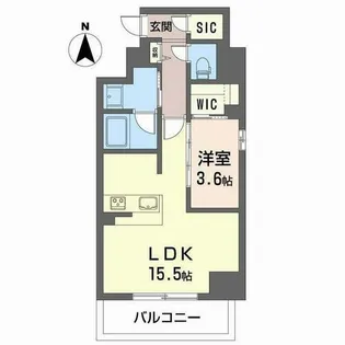 アミコート 瓦屋町【7階】の間取り