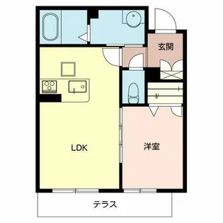 juna【A102号室】の間取り
