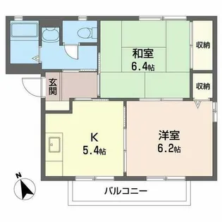 シーズ4【0102号室】の間取り