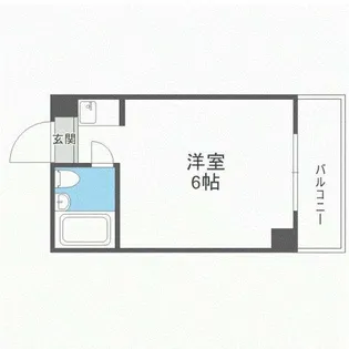 ラレジデンス今里【4階】の間取り