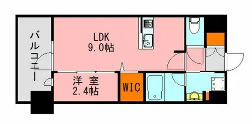 LANDIC Y138【3階】の間取り