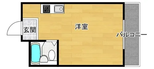 プレアール下新庄Ⅲ【5階】の間取り