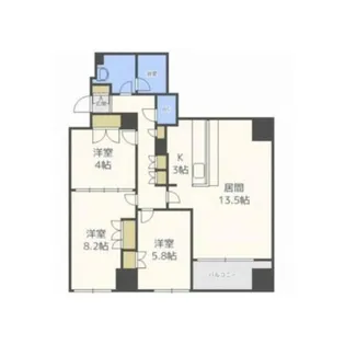 グランカーサ裏参道【9階】の間取り