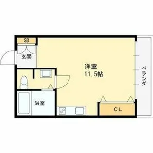 CLEAR HOSHIGAOKAⅠ【1階】の間取り