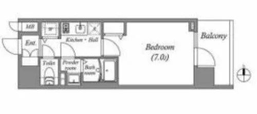 Cion Osaka East Gate【1003号室】の間取り
