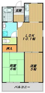 マインドパレス須磨浦【2階】の間取り