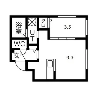 北海道札幌市西区宮の沢二条1丁目【マンション】の間取り