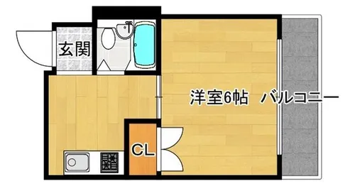 メゾン・パークサイドK【3階】の間取り