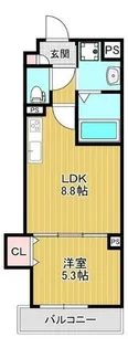 ラモーナ半田【3階】の間取り
