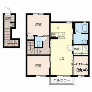 ビーグル・ワン【0205号室】の間取り