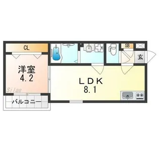 KS NORTH PLASE【2階】の間取り