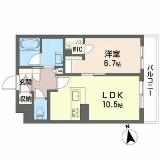 THE CLASS 城東 RESIDENCE【0303号室】の間取り